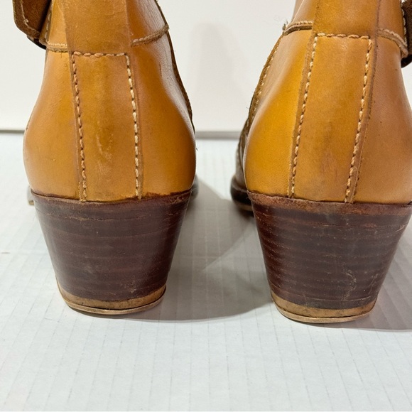 Vtg Levis Leather Western Boots size 7.5 - Picture 8 of 16